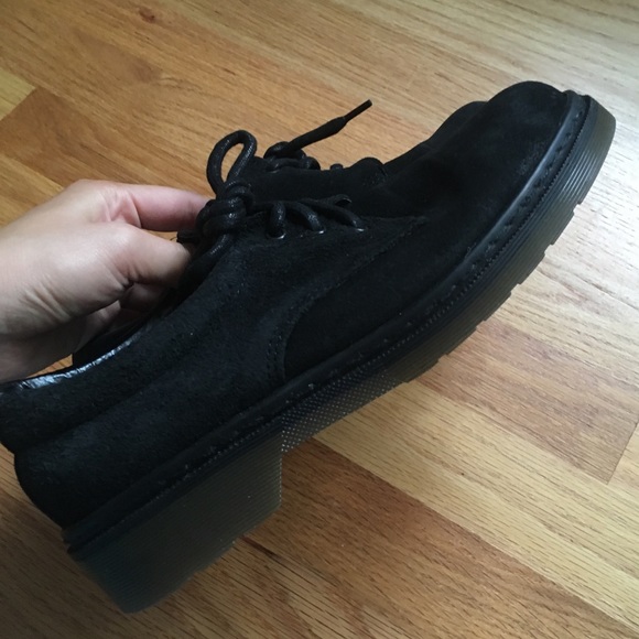 Black Suede Topshop Shoes - Picture 5 of 5